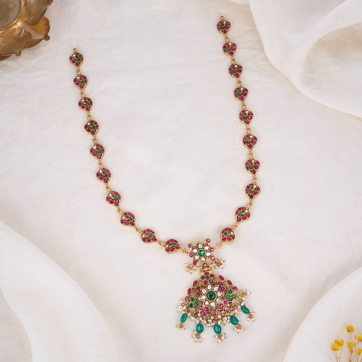 Glow Affair Kundan Long Necklace