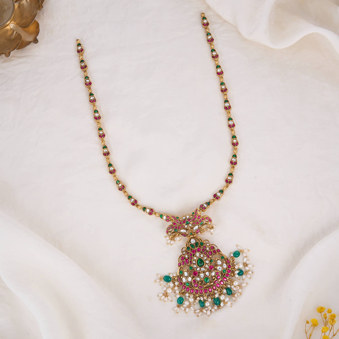 The Gleam Kundan Long Necklace