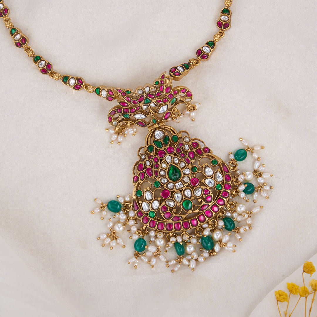 The Gleam Kundan Long Necklace