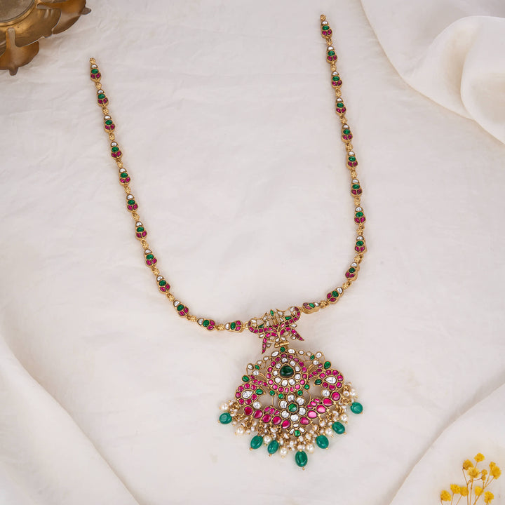 Luxe Avenue Kundan Long Necklace