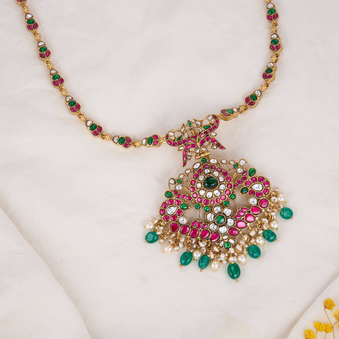 Luxe Avenue Kundan Long Necklace
