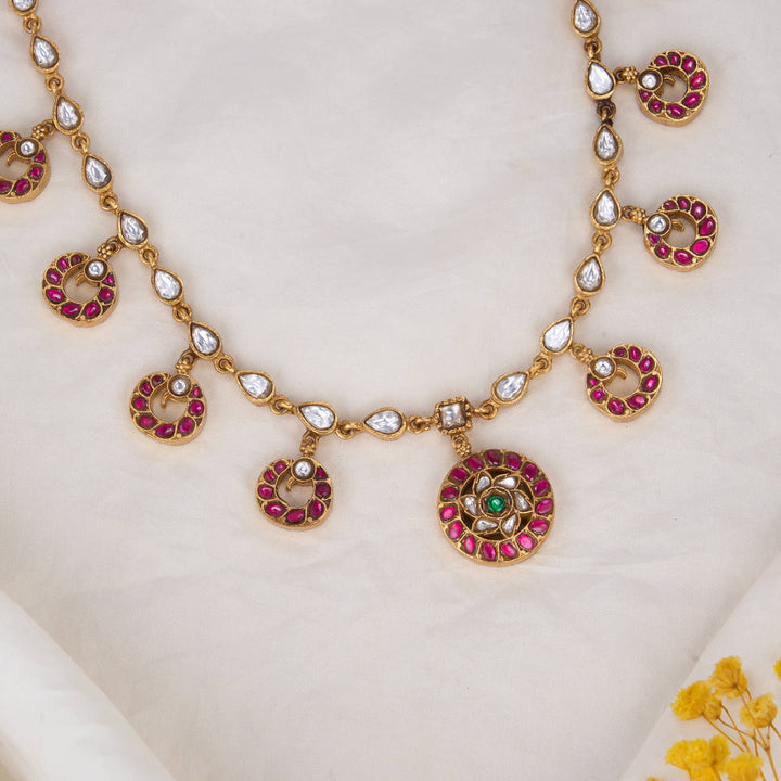 Aninya Kundan Short Necklace