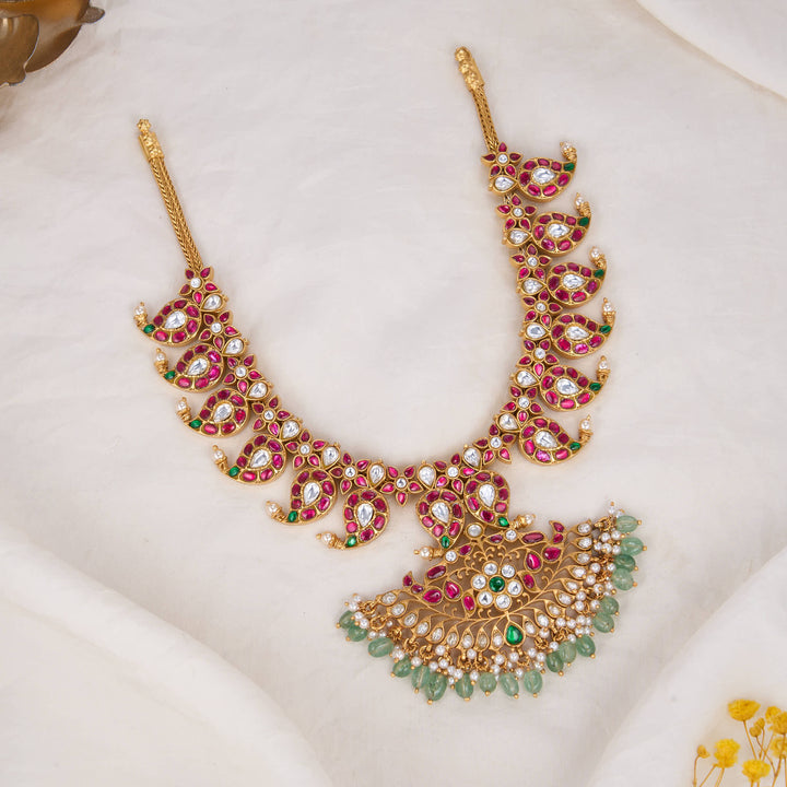 Stunning Kundan Short Necklace