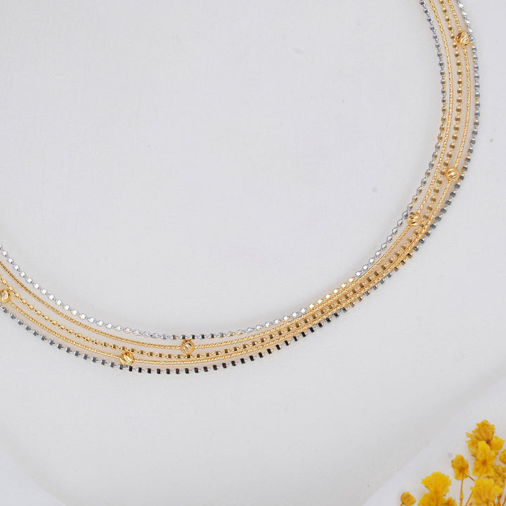 Attractive layered Hasli Necklace
