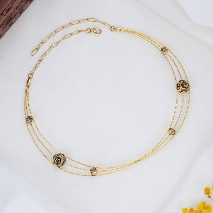 Unique Layer Hasli Necklace