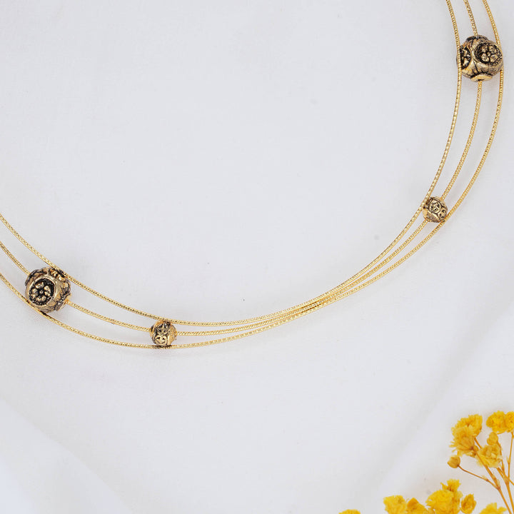 Unique Layer Hasli Necklace