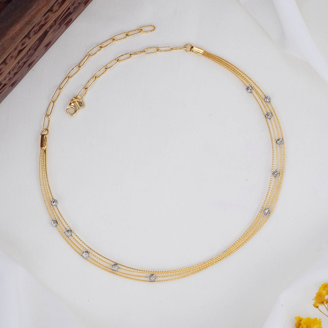 Vivith Layered Hasli Necklace
