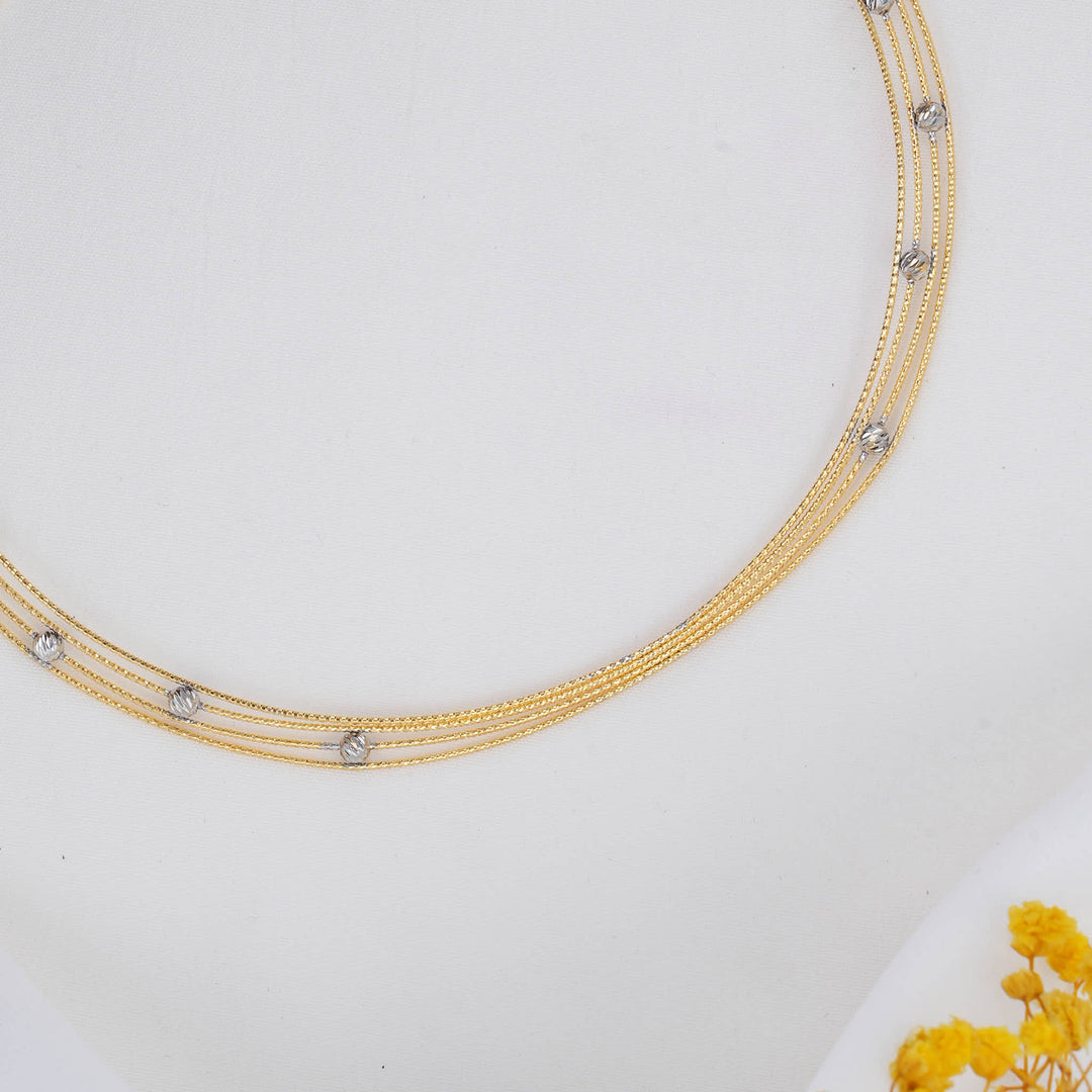 Vivith Layered Hasli Necklace