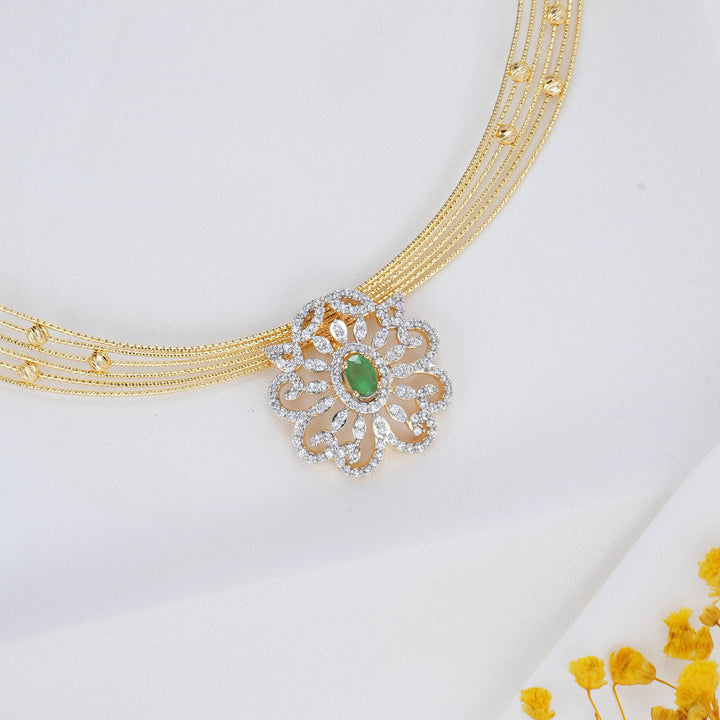 Yamini Hasli with Pendant Set