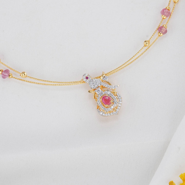Jashvikaa Hasli with Pendant Set