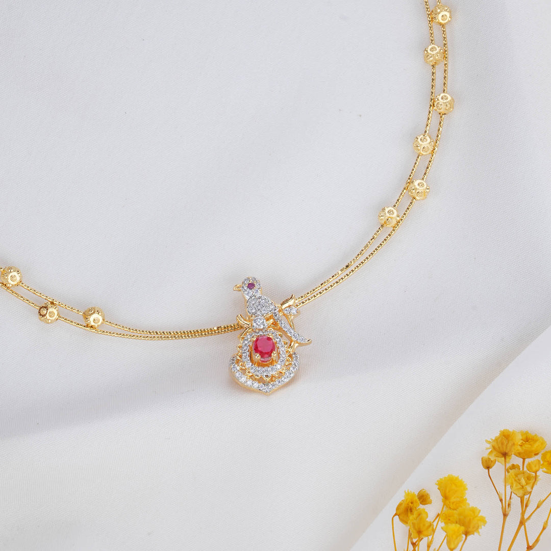 Glitz Hasli with Pendant Set