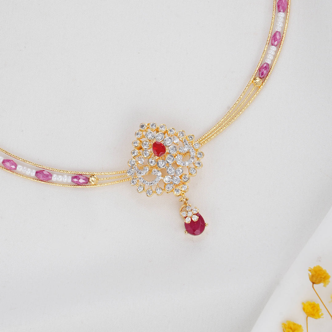 Adorable Hasli with Pendant Set