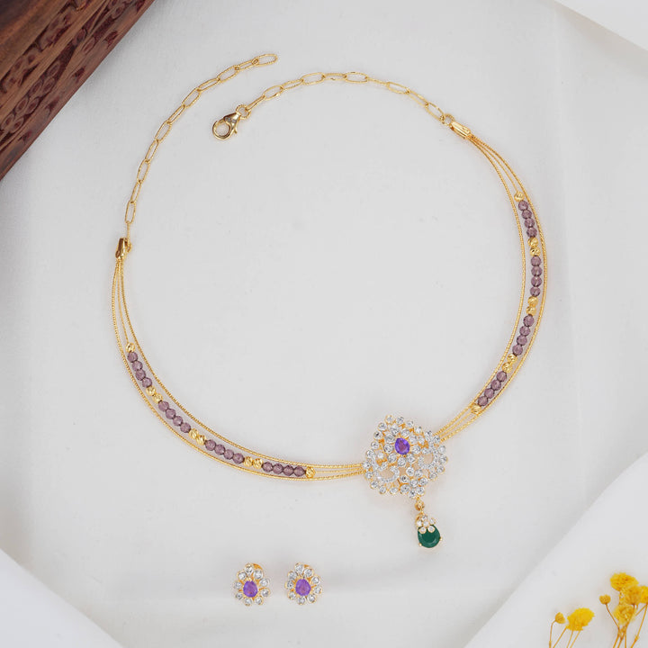 Livishaa Hasli with Pendant Set