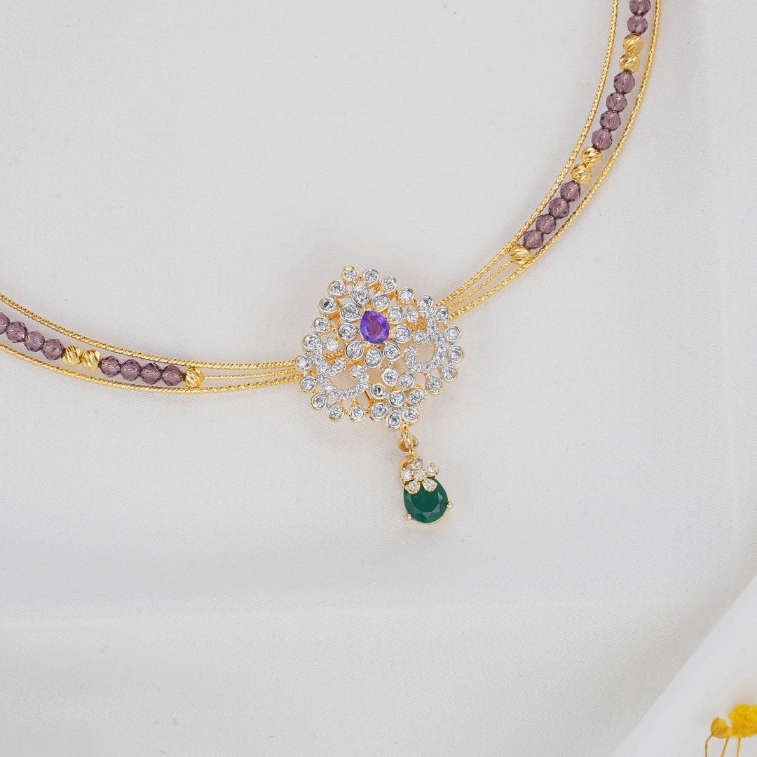 Livishaa Hasli with Pendant Set