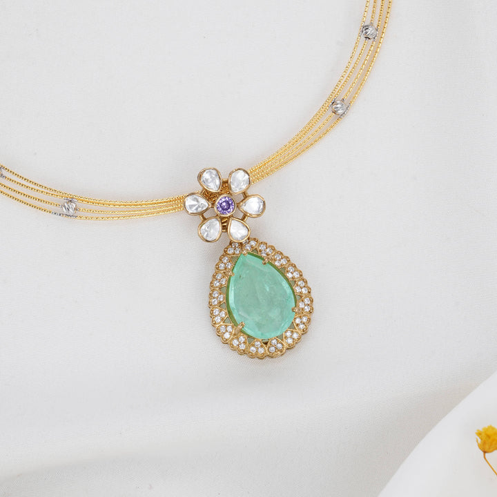 Glowing Hasli with Pendant Set