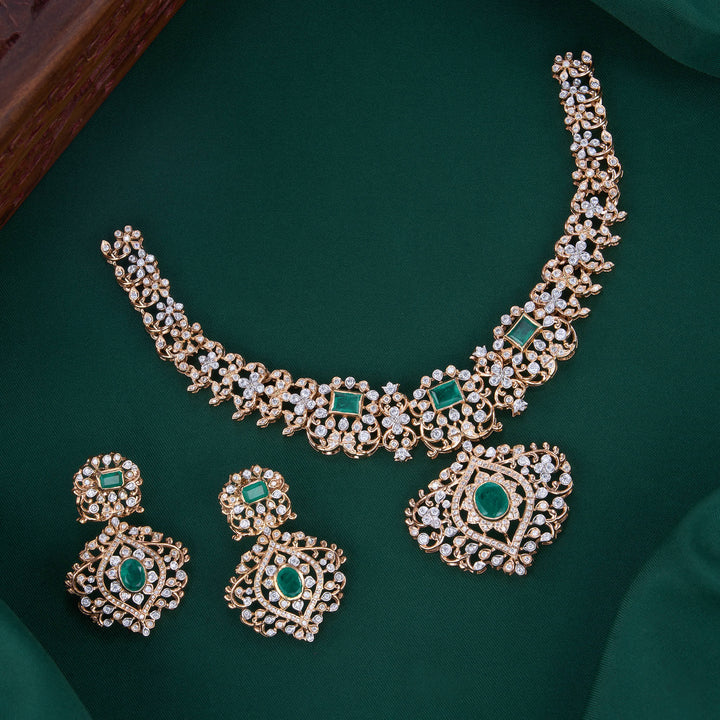 Charvikaa Avikam Short Necklace Set