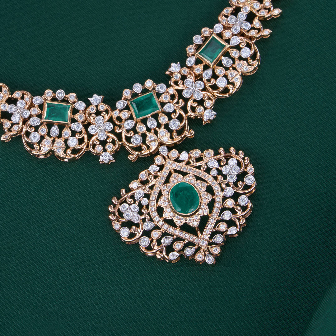 Charvikaa Avikam Short Necklace Set