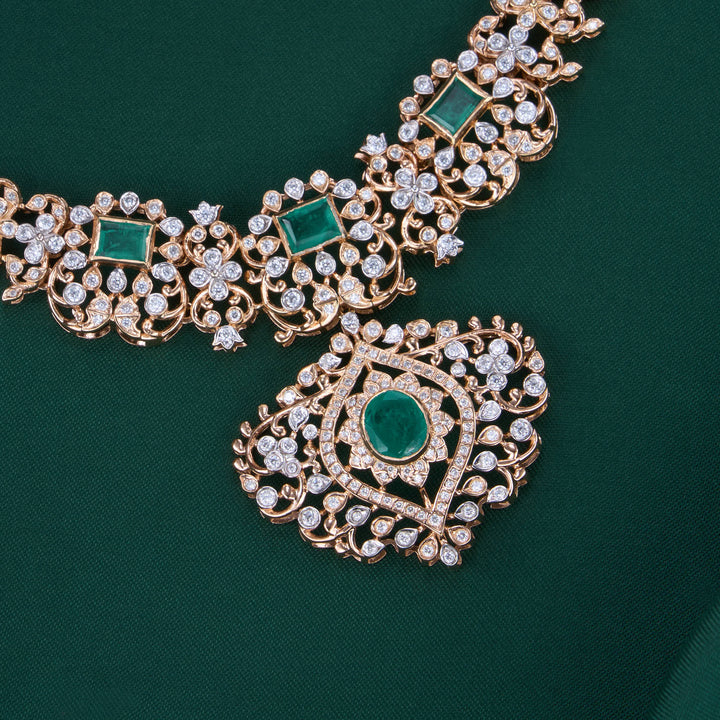 Charvikaa Avikam Short Necklace Set