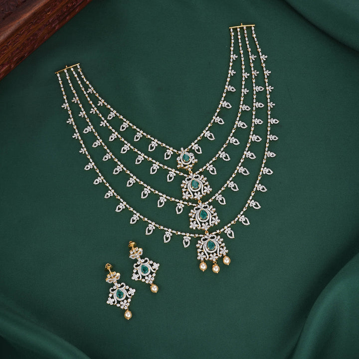 Layered Avikam Long Necklace Set