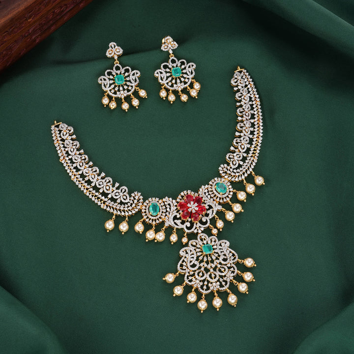 Aashinkaa Avikam Short Necklace Set