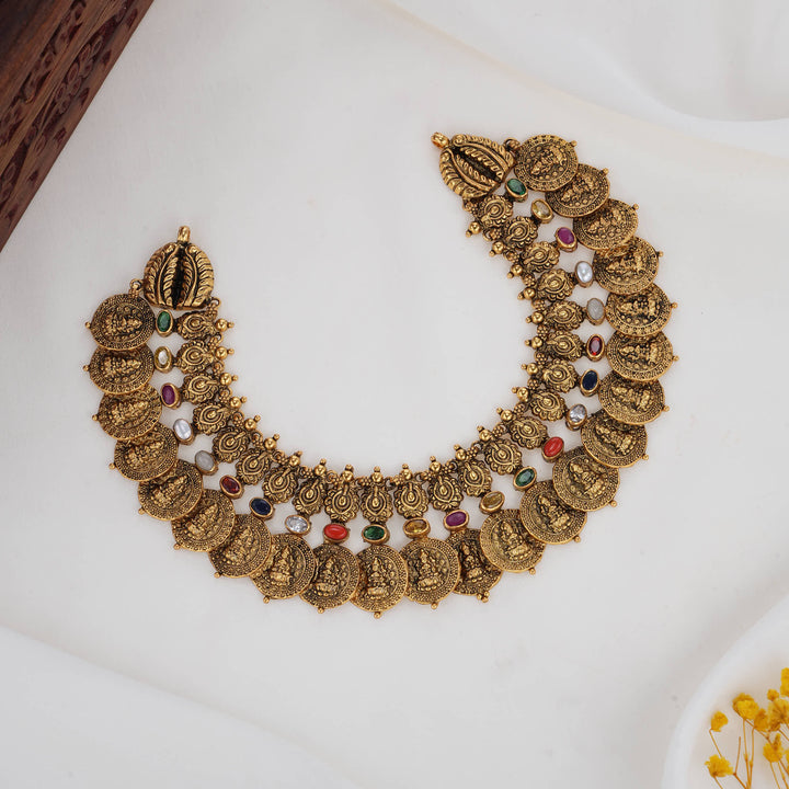 Navarathna Nagas Short Necklace