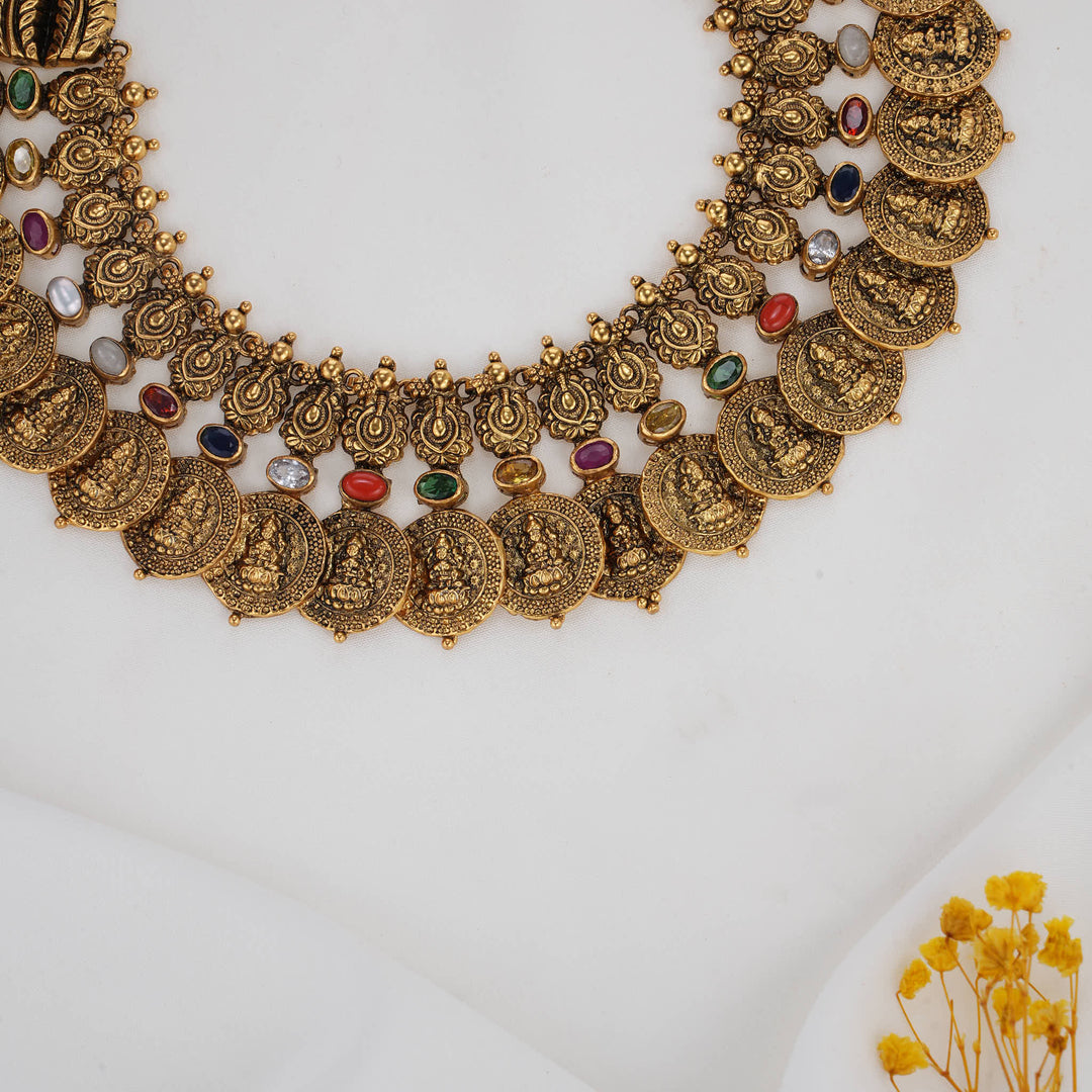 Navarathna Nagas Short Necklace