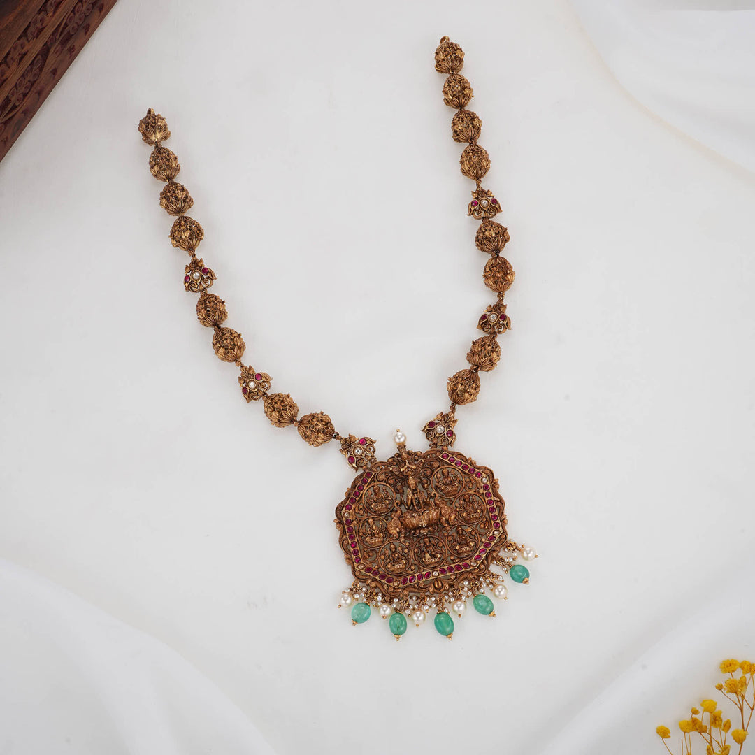 Grandeur 3D Spl Long Necklace