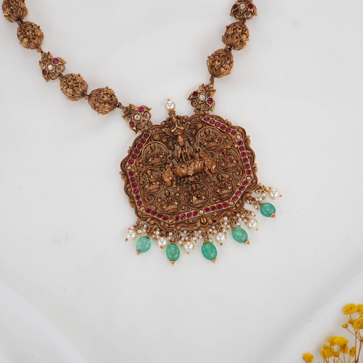 Grandeur 3D Spl Long Necklace