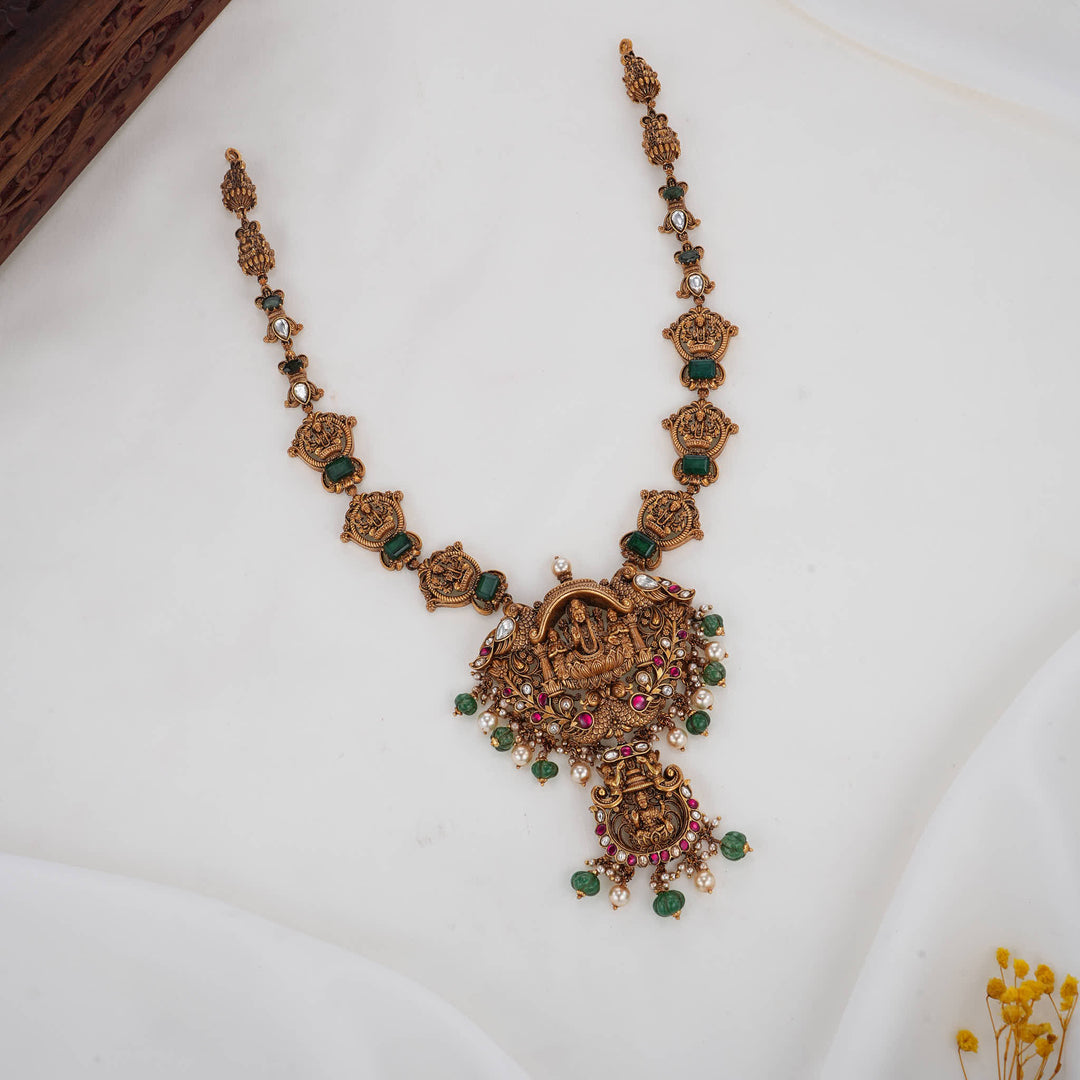 Divine Look 3D Spl Long Necklace