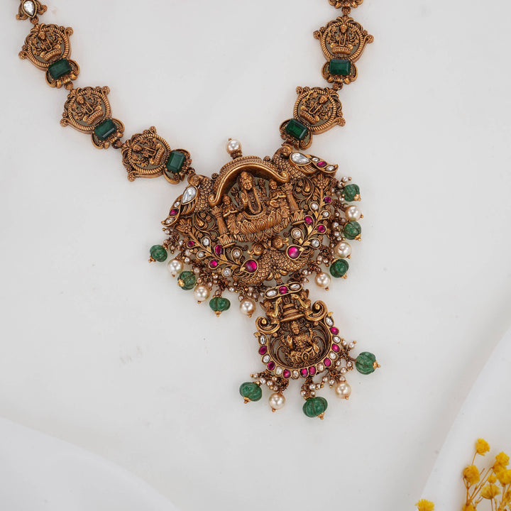 Divine Look 3D Spl Long Necklace