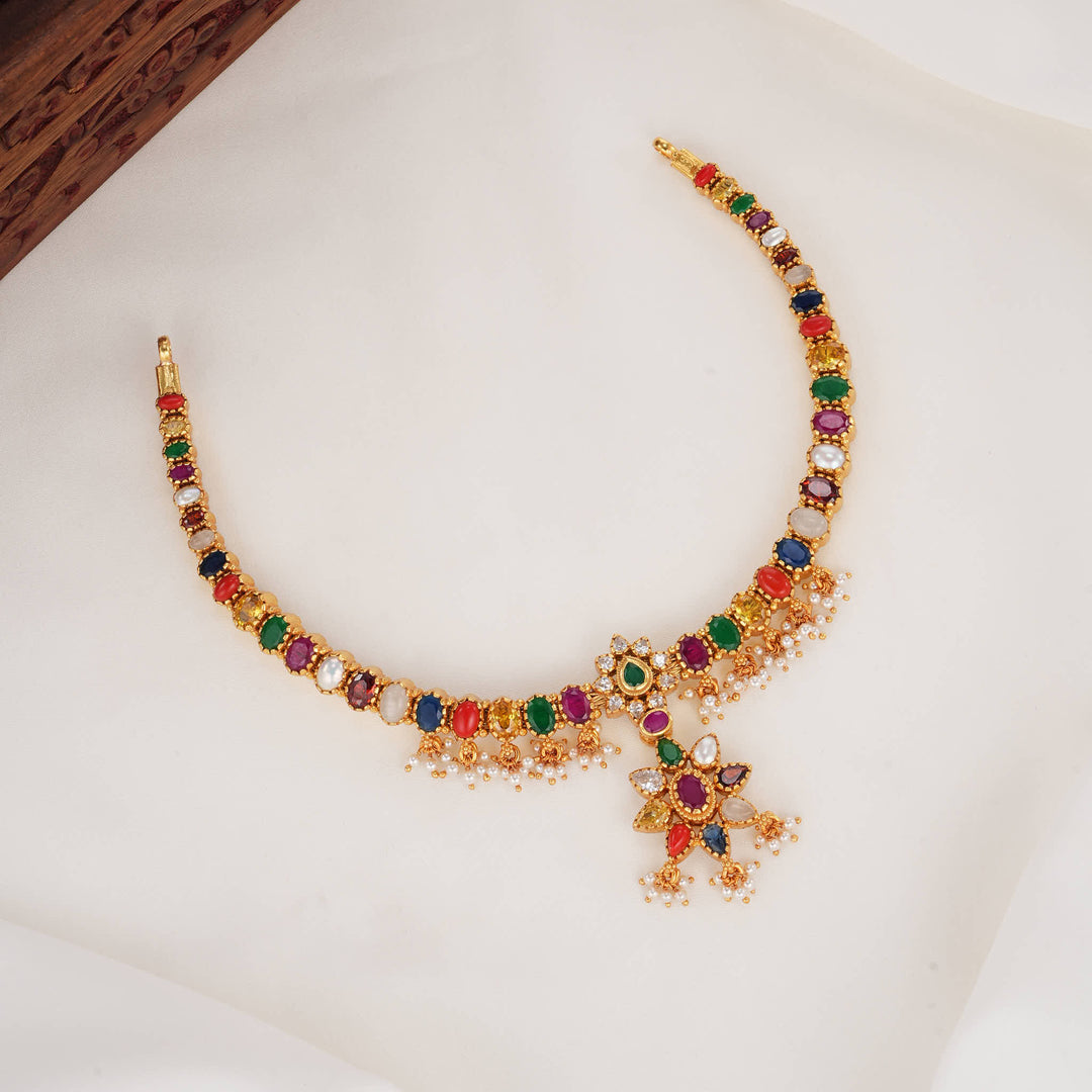 Navitha Reversible Stone Necklace