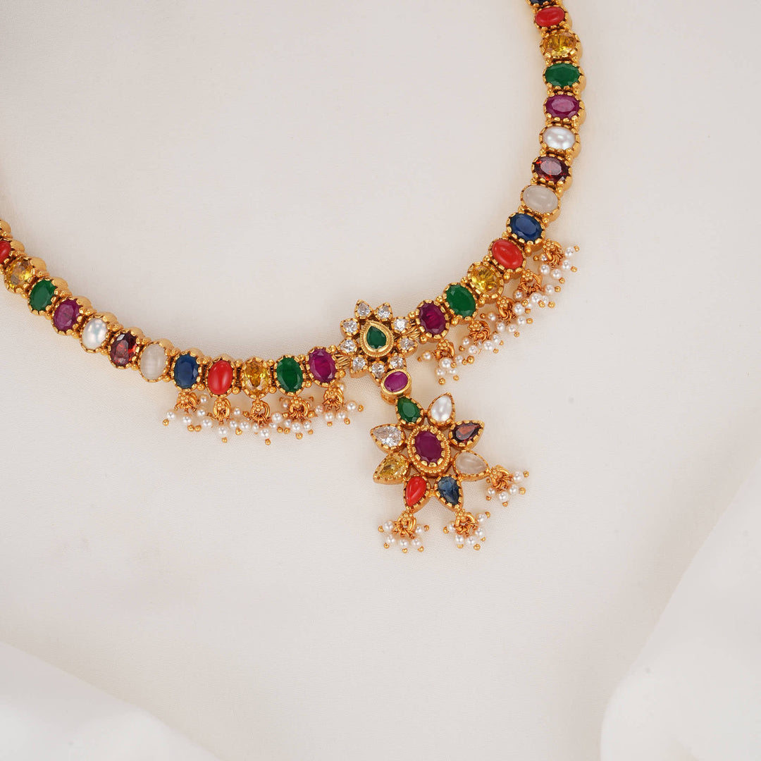 Navitha Reversible Stone Necklace