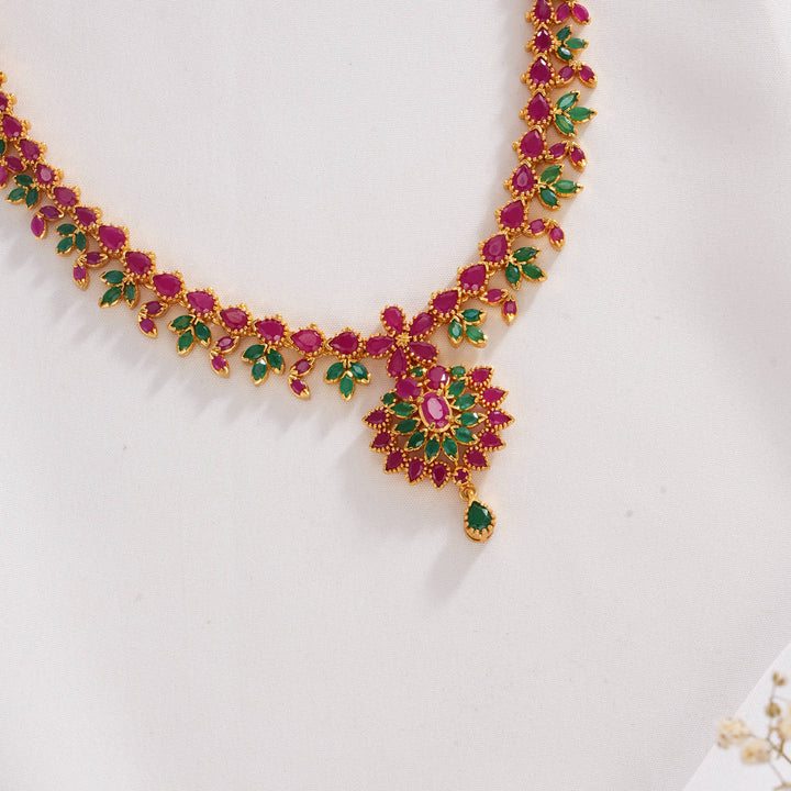 Fabulous Pakshi Short Necklace Set