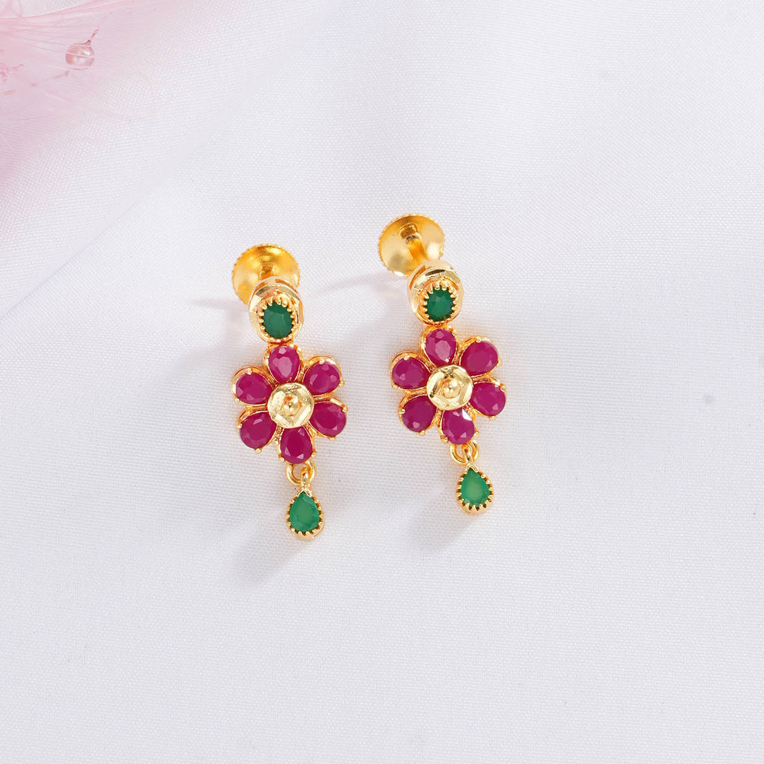 Stunning Pakshi Short Necklace Set