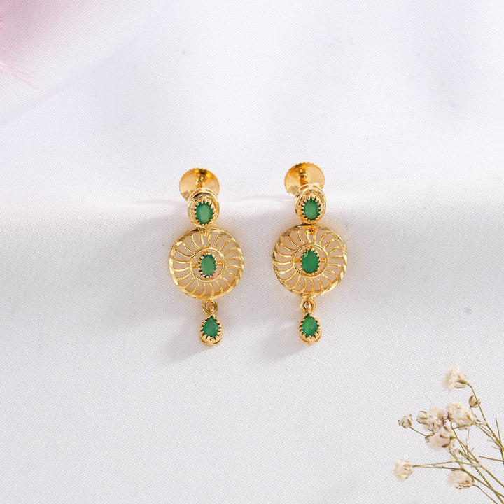 Charming Pakshi Short Necklace Set
