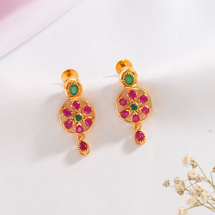 Admirable Pakshi Short Necklace Set