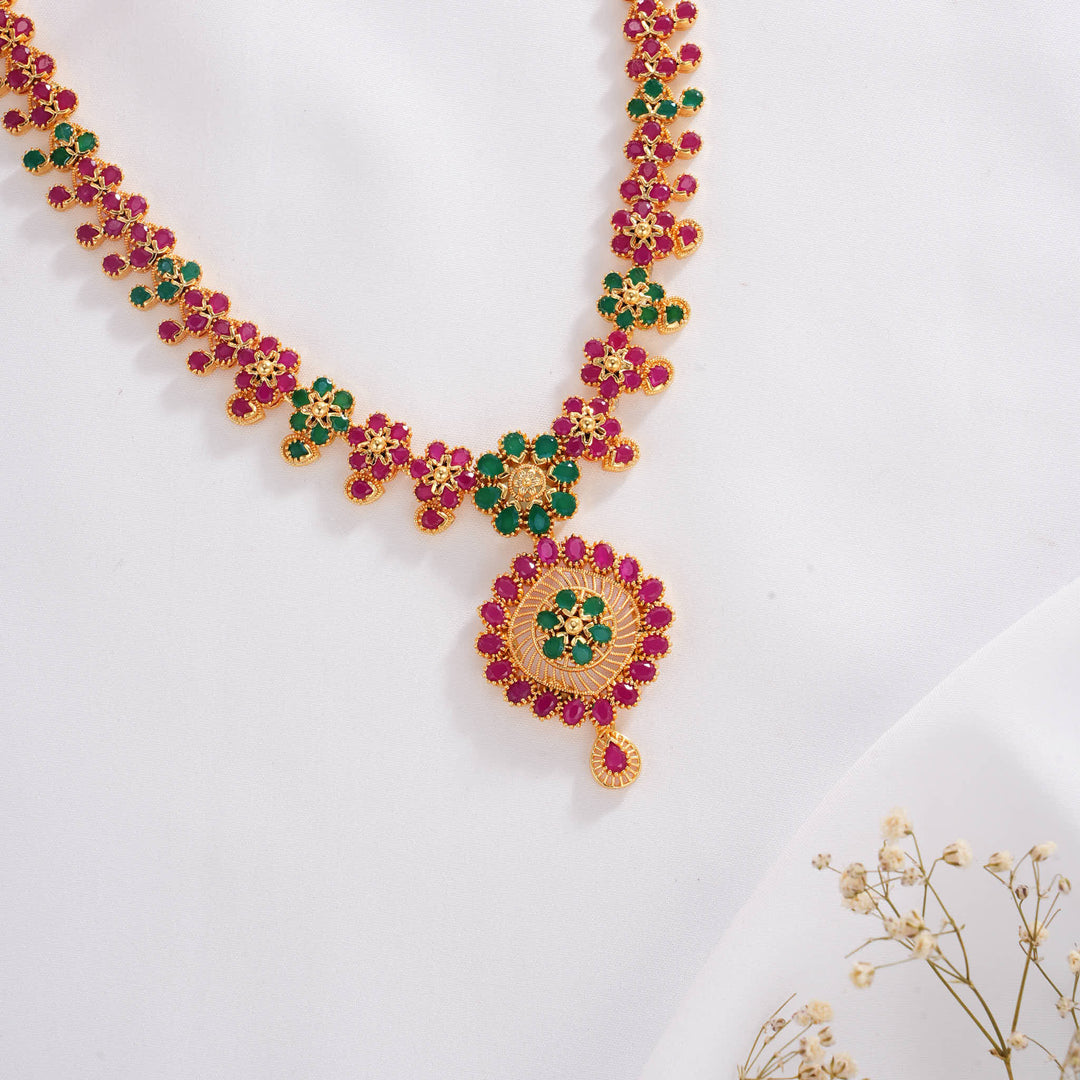 Shinning Pakshi Short Necklace
