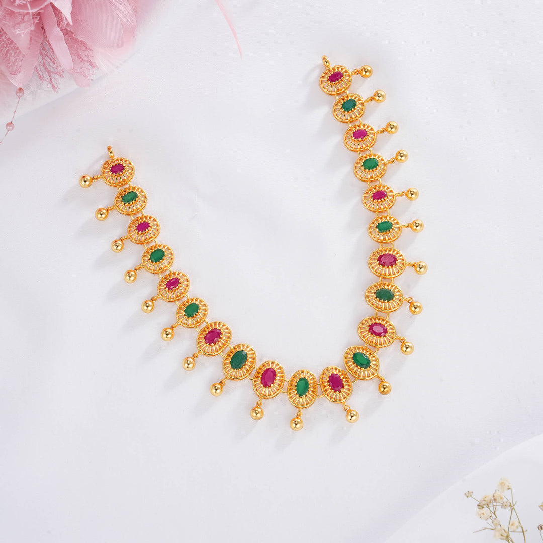 Shine Charm Pachi Short Necklace