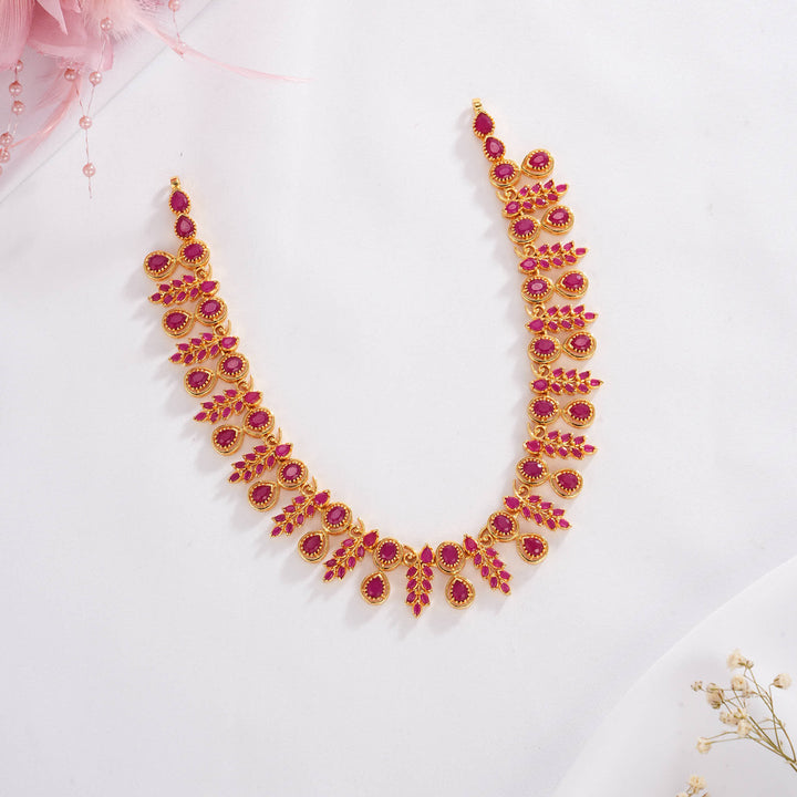 Gorgeous Pakshi Short Necklace