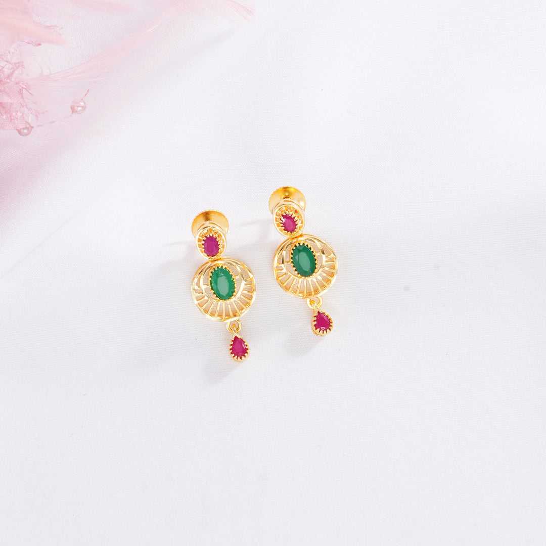 Adorable Pakshi Short Necklace Set