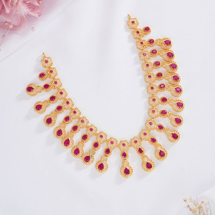 Ishwaryaa Pakshi Short Necklace