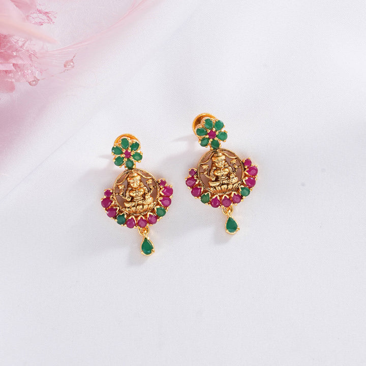 Lakshmi Pakshi Short Necklace Set