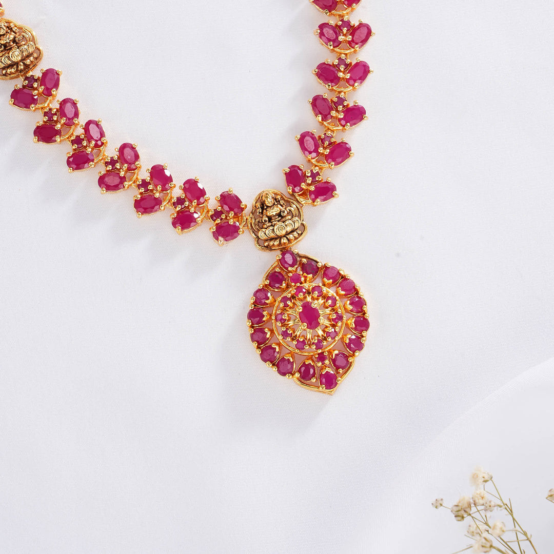 Shinning Pakshi Short Necklace Set