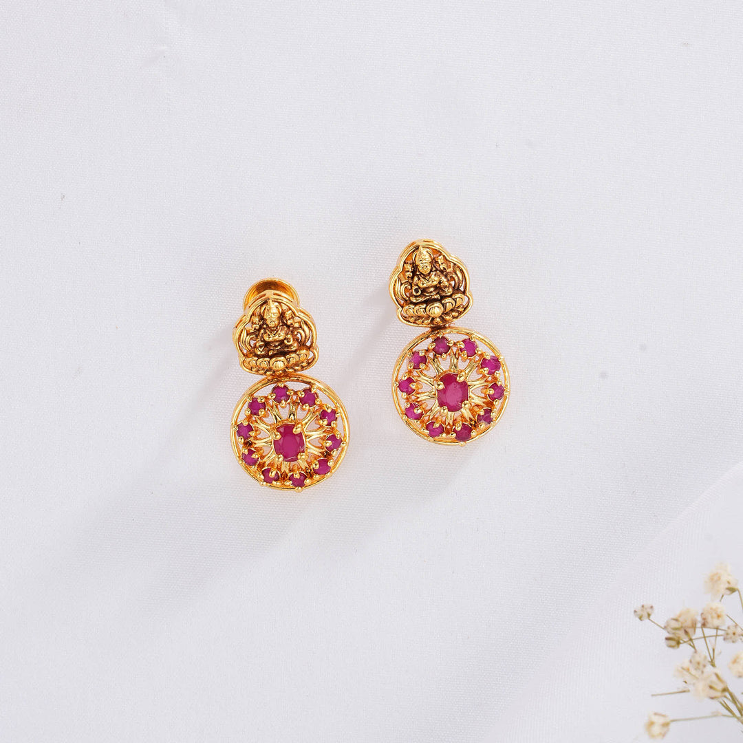 Shinning Pakshi Short Necklace Set
