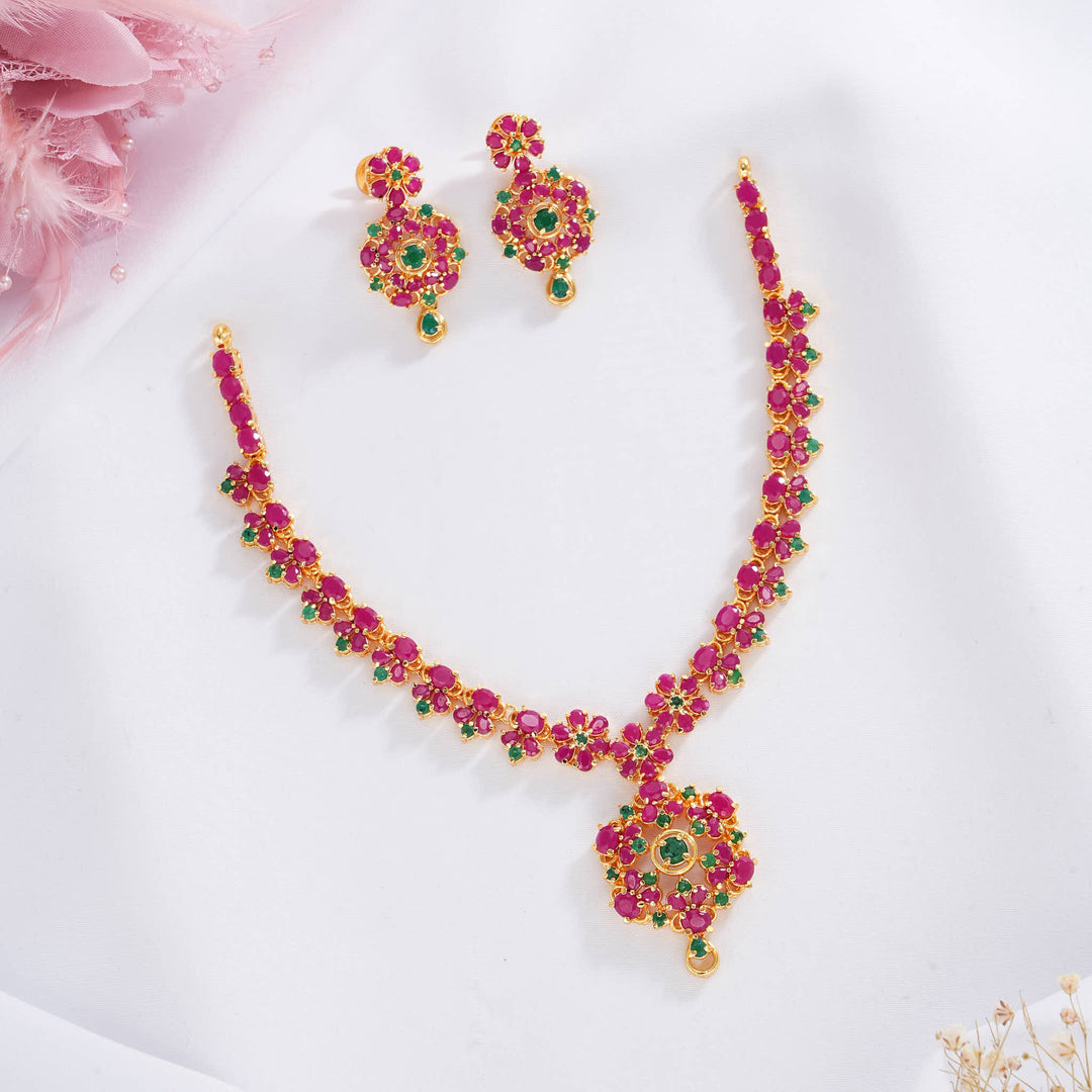 Shivanikaa Pakshi Short Necklace Set
