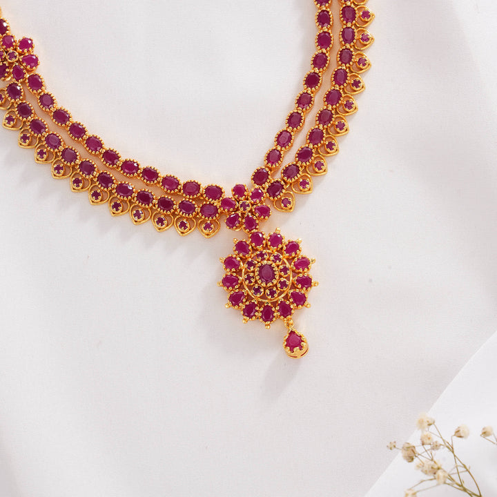 Amazing Pakshi Short Necklace Set