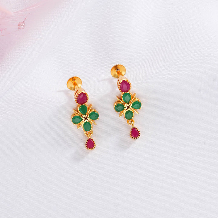 Dhivinkaa Pakshi Short Necklace Set