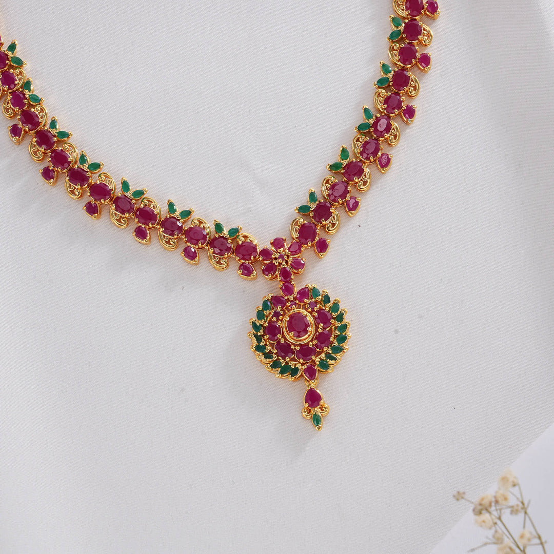 Ashikha Pakshi Short Necklace Set