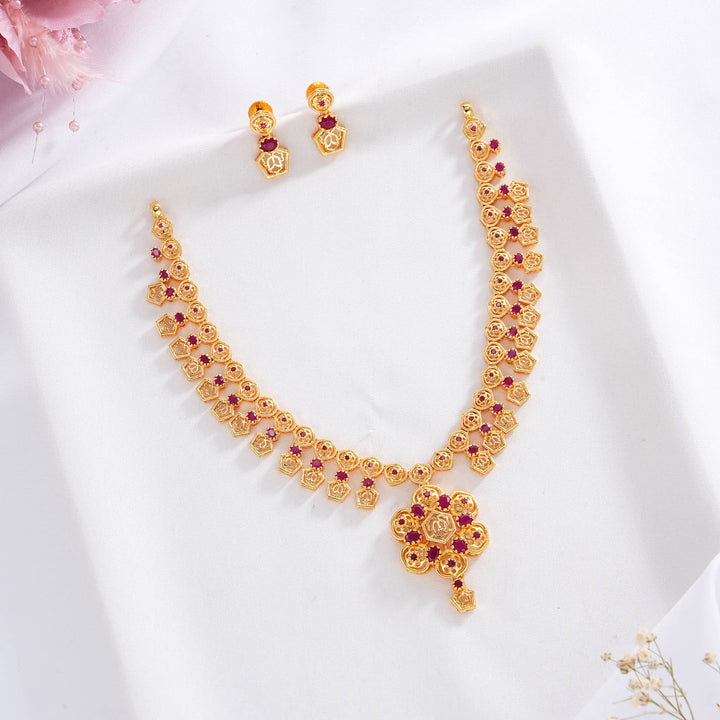 Heritha Pakshi Short Necklace Set