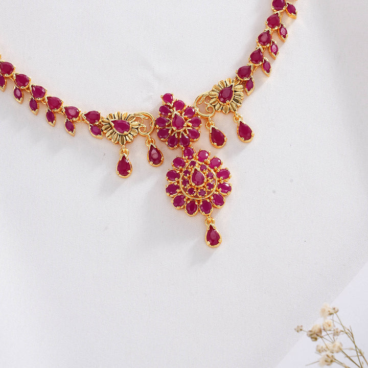 Shithikha Pakshi Short Necklace Set